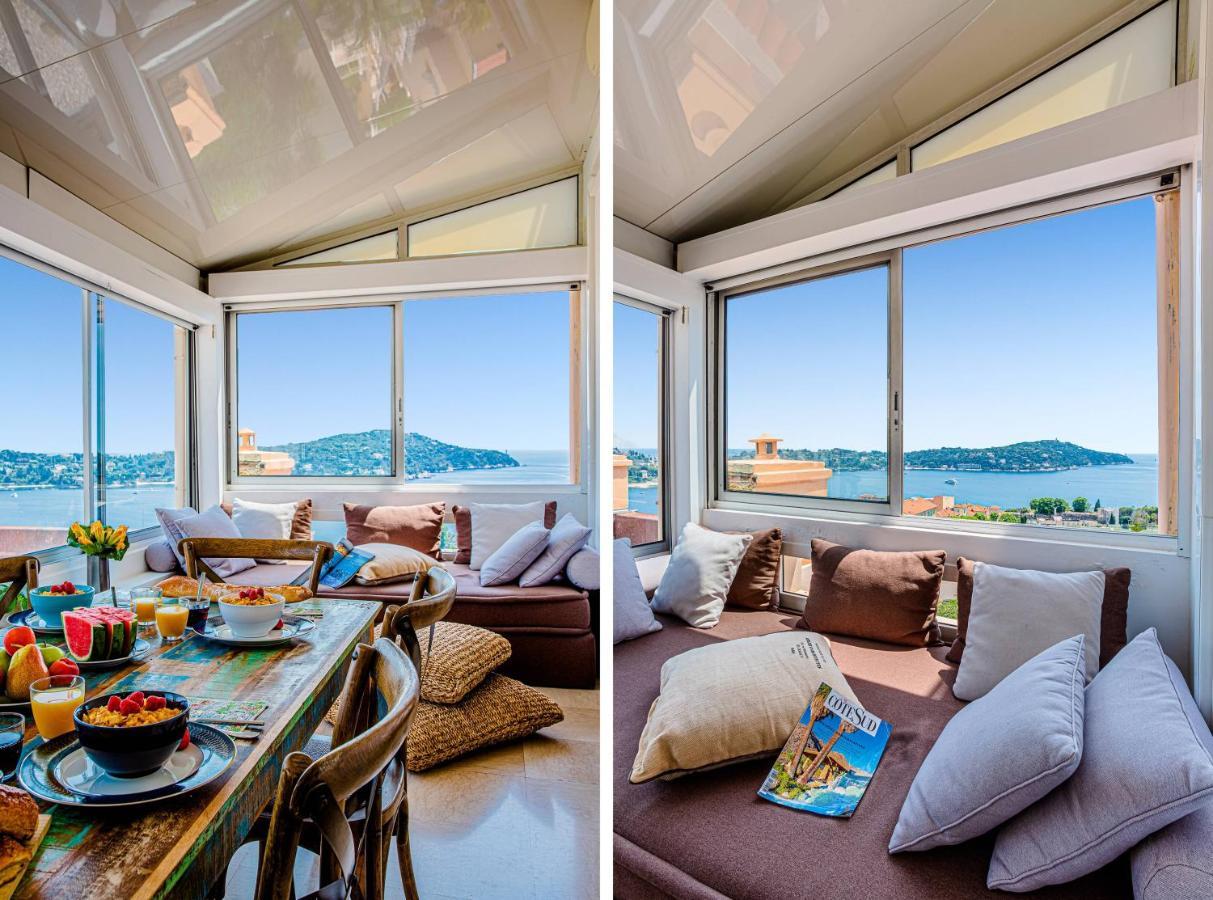My Casa - Villefranche Cauvin - Panoramic Sea View Ac Экстерьер фото